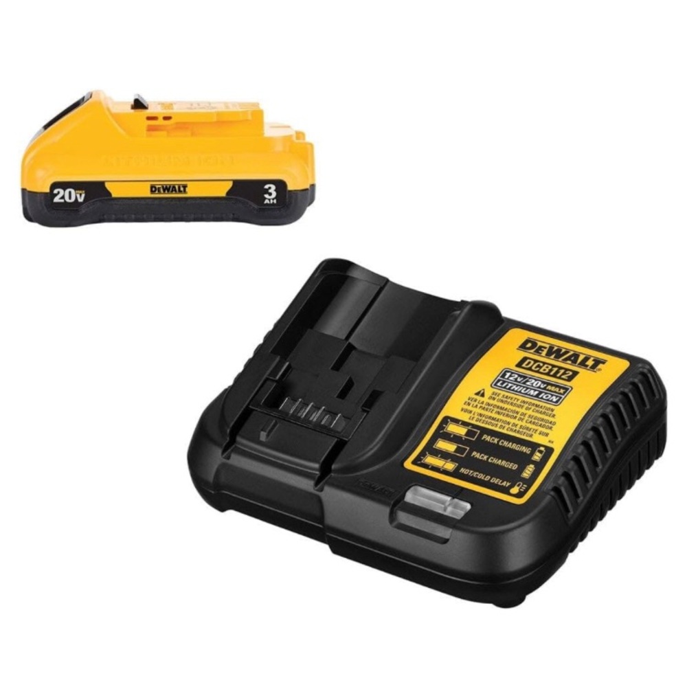 DEWALT 20V MAX Battery Pack with Charger, 3-Ah (DCB230C)